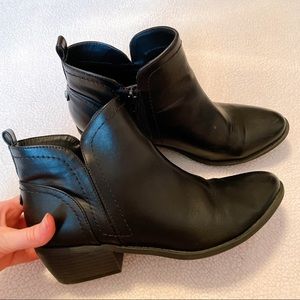 G By Guess Black Ankle Boots